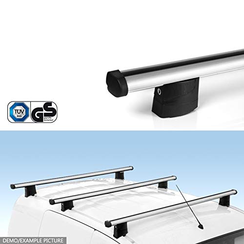 AuCo Profi Lastenträger/Dachträger - 3 Barren System - Kompatibel mit VW T5 Bus Transporter Multivan von AuCo