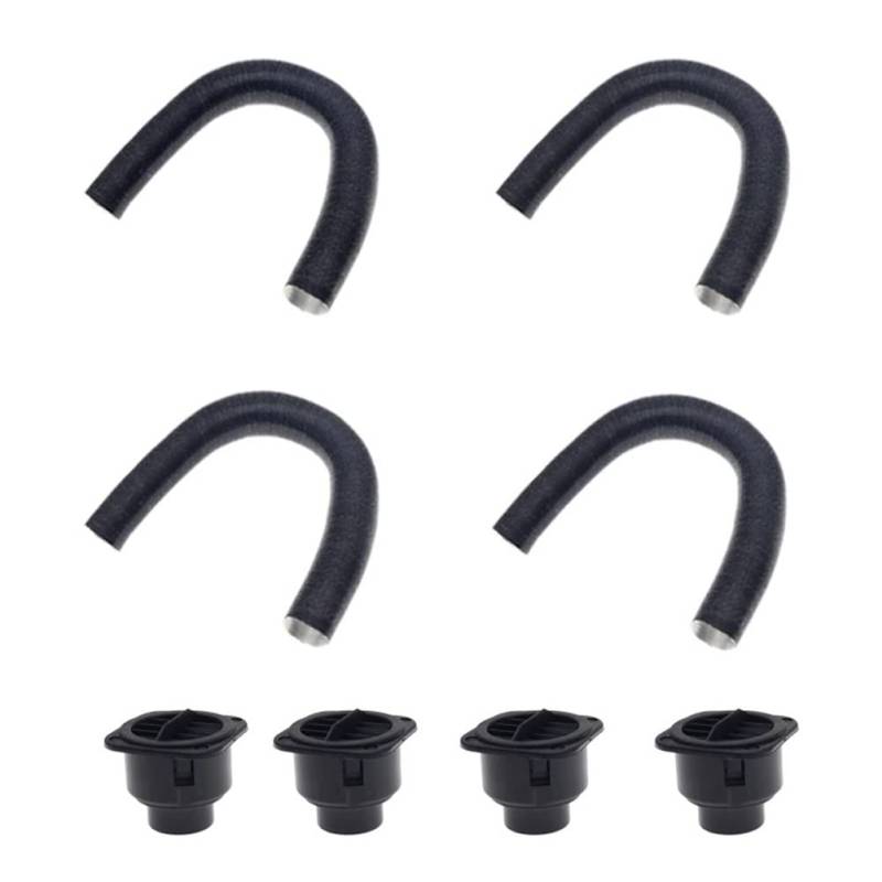 Aublinto 42 mm Auto Heizung Lüftungsöffnung,Luftstand Heizung Warmluftauslasses Luftausgang Anschluss Warmluftauslass Entlüftungsschlauch Clips Set Standheizung Zubehör von Aublinto