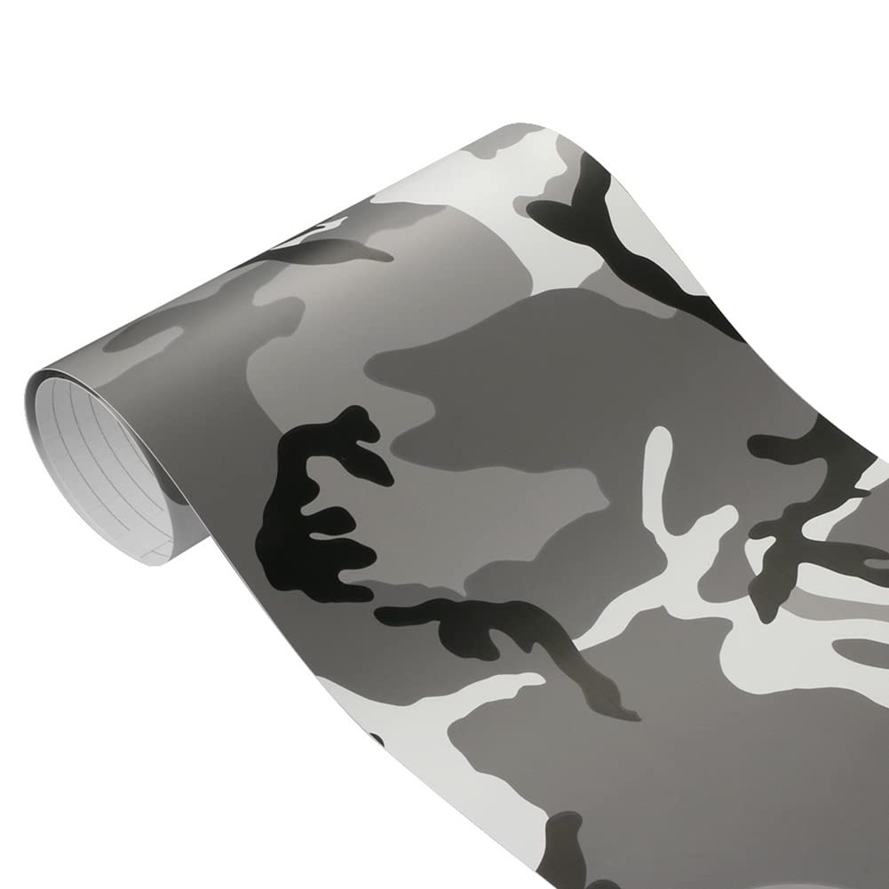 Aublinto Auto Dekorfolie Vinyl,Auto Selbstklebende Folie Camouflage Auto Vinyl Wrap Aufkleber Auto Vinyl Wrap Film Aufkleber Auto Wasserfester Vinyl Aufkleber,50 x 200 cm und 30 x 100 cm von Aublinto