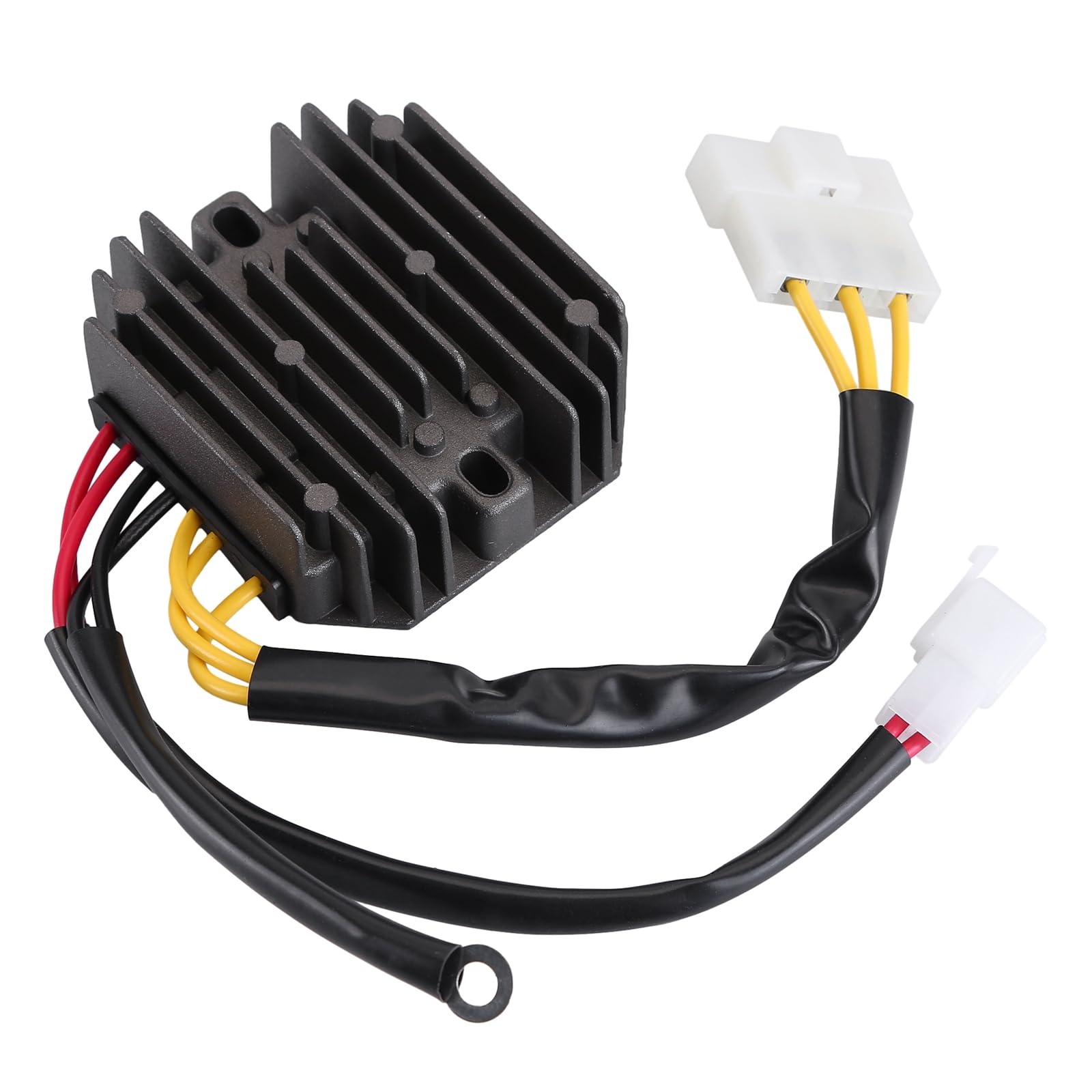 Aublinto Controller Rectifier 90111034000 Motorrad Regle Spannungsregler Gleichrichter Spannung Stabilisator Gleichrichter Regler Spannungsregler für 125 200 390 Motorrad Roller Moped ATV von Aublinto