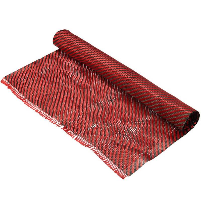 Aublinto Kohlefaser Twill Gewebe,3K 220g Carbon Fiber Stoffgewebe Carbon Fiber Fabric Tuch DIY Dekoration für Autoteile, Sportgeräte, Heimwerker DIY Dekoration von Aublinto