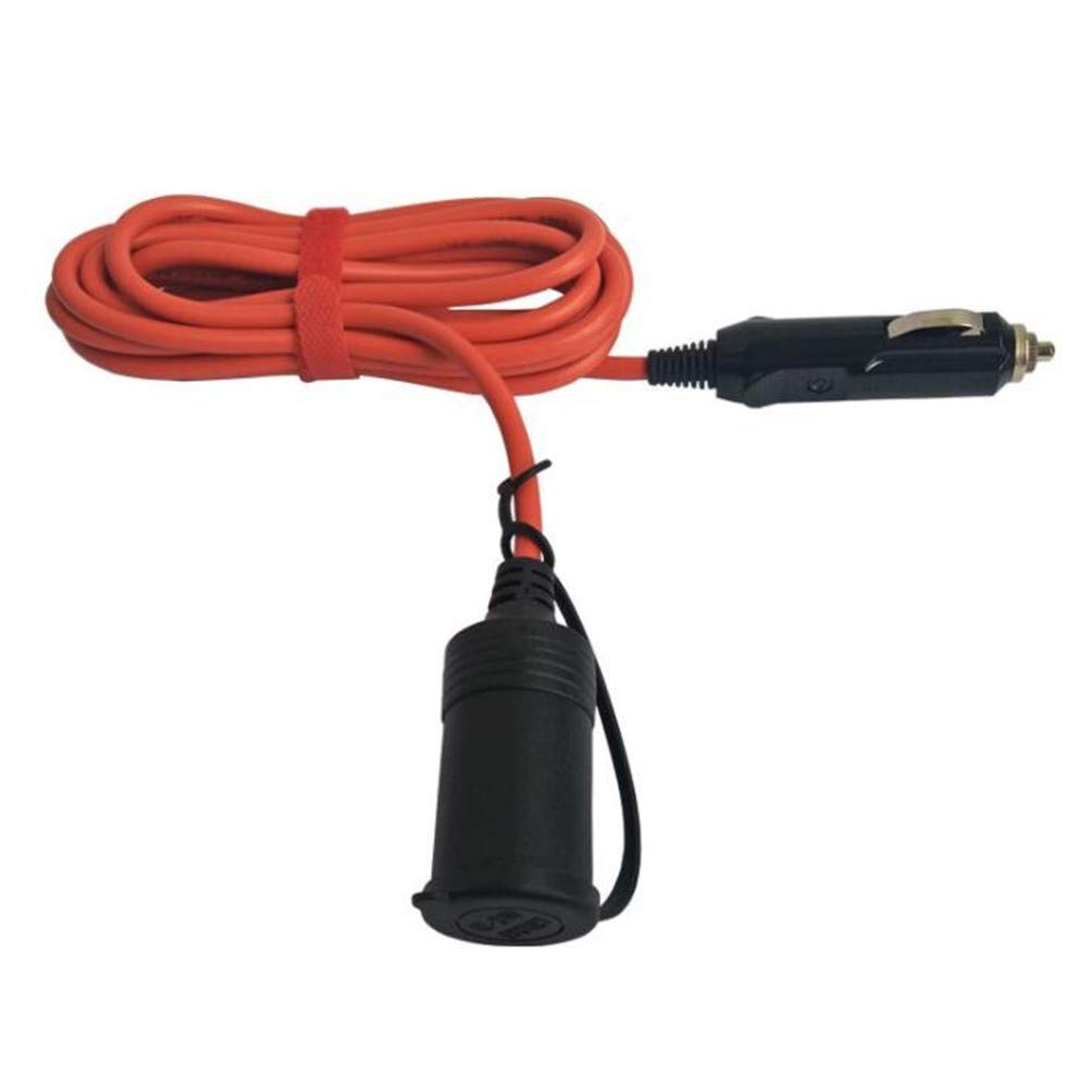 Aublinto Zigarettenanzünder Verlängerungskabel,1.8m/3.6m DC12-24V Auto Buchse Stecker Ladegerät Adapter Verlängerung Steckdose mit Sicherung für Outdoor Camping Reisen von Aublinto