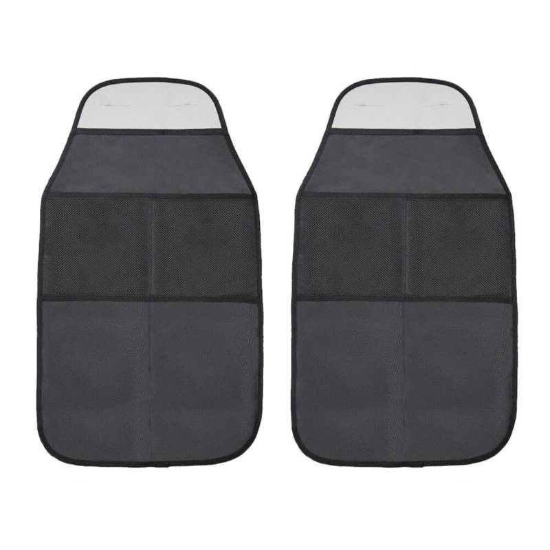 Autositz Rückenschutz Matte,Auto Rückenlehne Sitzschoner Kindertrittschutzmatte Sitzbezug Auto Rücksitzschutz Kick Mat Autositzes Rückenlehnenbezug Auto Kinder Rückenlehnenschutz mit 2 Taschen von Aublinto