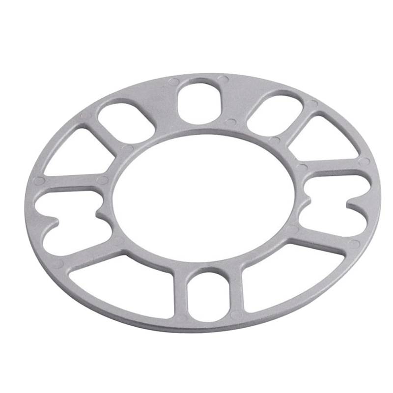 Rad Distanzscheiben,3mm/5mm/8mm/10mm Aluminium Universelle Distanzscheiben Rad Befestigungsscheiben Modifizierte Verbreiterte Radnabendichtung Auto Spurverbreiterungen Unterlegscheiben von Aublinto