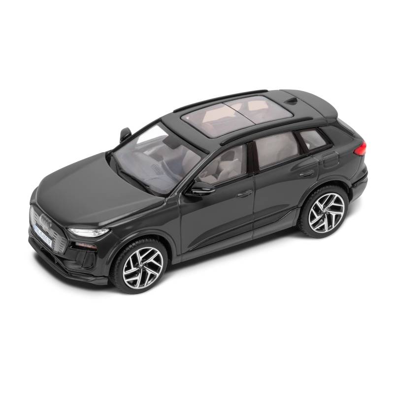 Audi 5012326631 Modellauto Q6 e-tron Miniatur Modell, Maßstab 1:43, grau von Audi collection