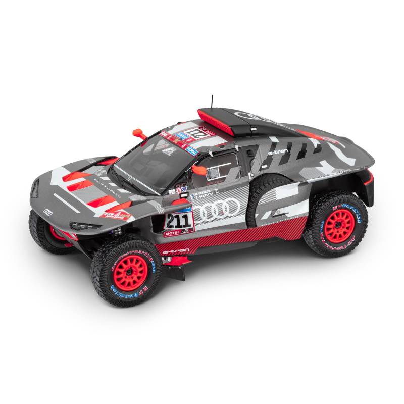 Audi 5022200634 Modellauto 1:43 Miniatur RS Q e-tron E2 Rallye Dakar 2023, Ekström/Bergkvist von Audi collection