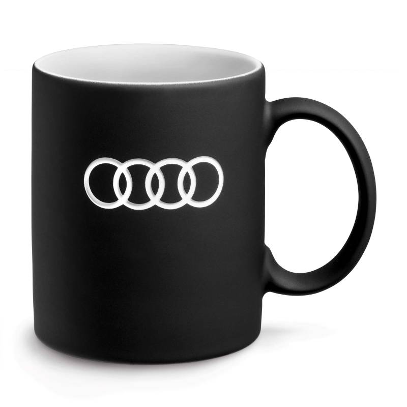 Audi 3291900500 Porzellan Becher, 350ml Kapazität, Schwarz von Audi collection