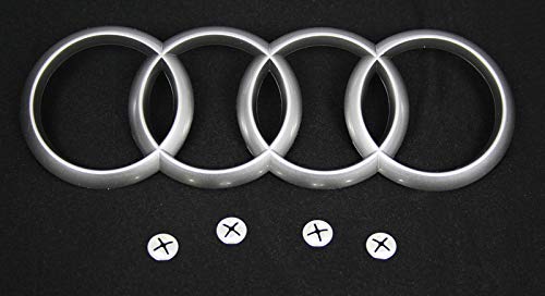 Audi 4H0103940 Motorabdeckung Schriftzug Emblem Logo Ringe *** Länge: 16,5 cm *** von Audi