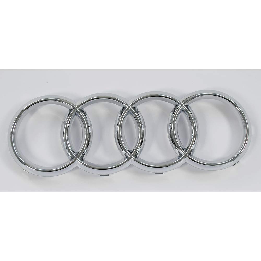 Audi 4H0853605B2ZZ Ringe Emblem Zeichen vorn Kühlergrill Logo chrom von Audi