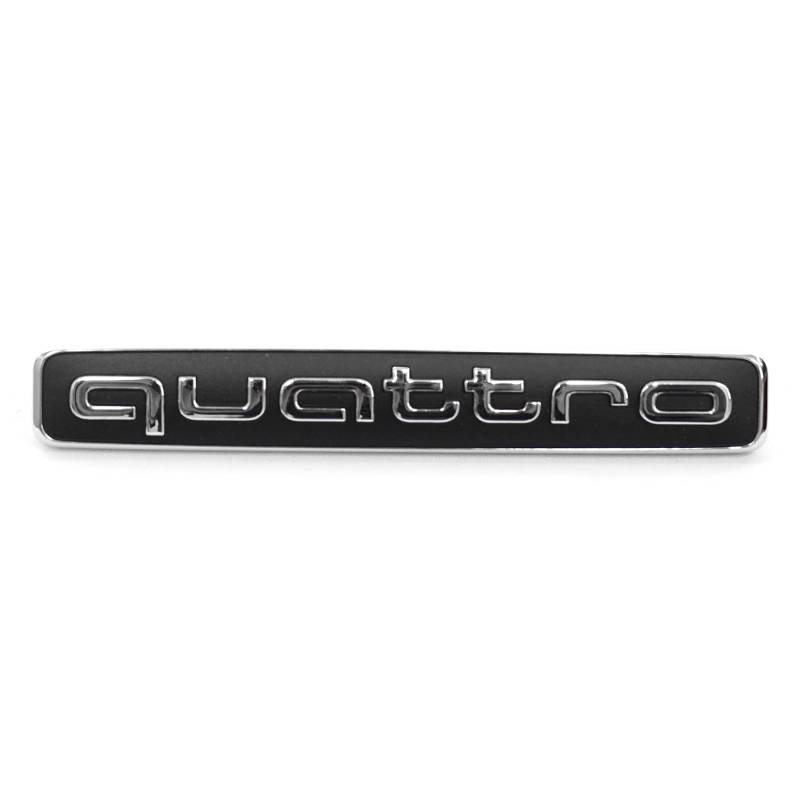 Audi 4K0853736A9B9 Plakette Quattro Schriftzug Kühlergrill Emblem Logo, nur für Fahrzeuge mit Automatischer Distanzregelung (Acc) von Audi