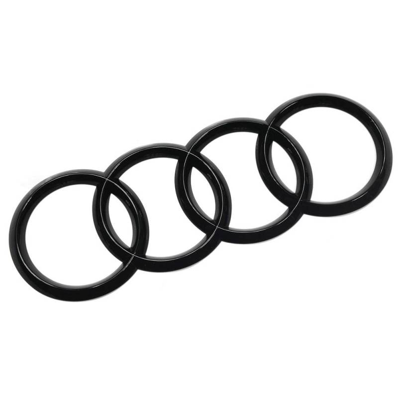 Audi 4K8071802 Zeichen Ringe Black Edition Emblem Blackline Logo Schwarz von Audi