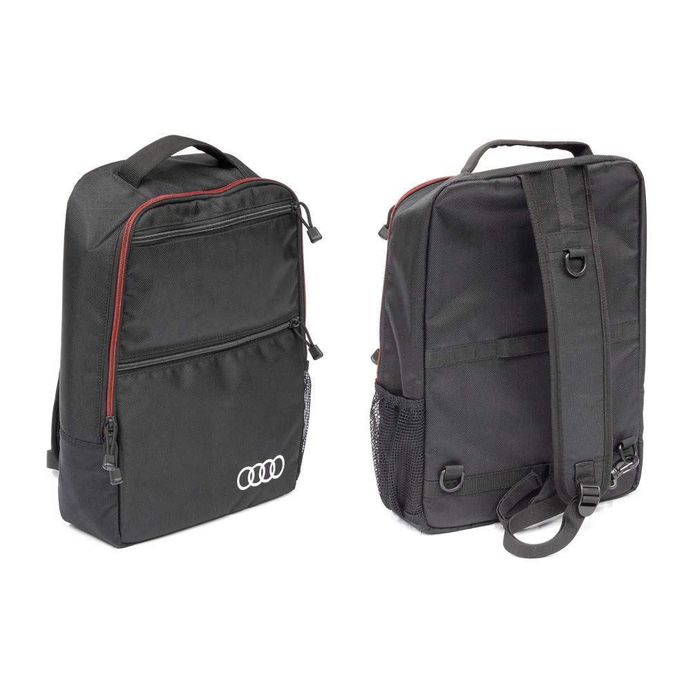 Audi 4KE071156A Tasche Rucksack Querträgertasche Elektroroller Ringe Logo Sling Bag, schwarz von Audi