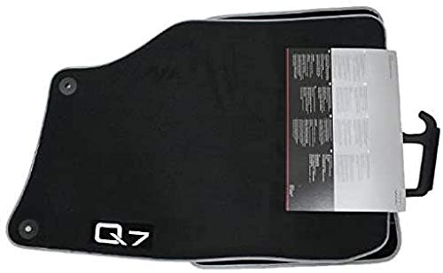 Audi 4L1061275PAMNO Textilfußmatte Premium vorne/hinten schwarz/Silbergrau Q7 2 Stück von Audi