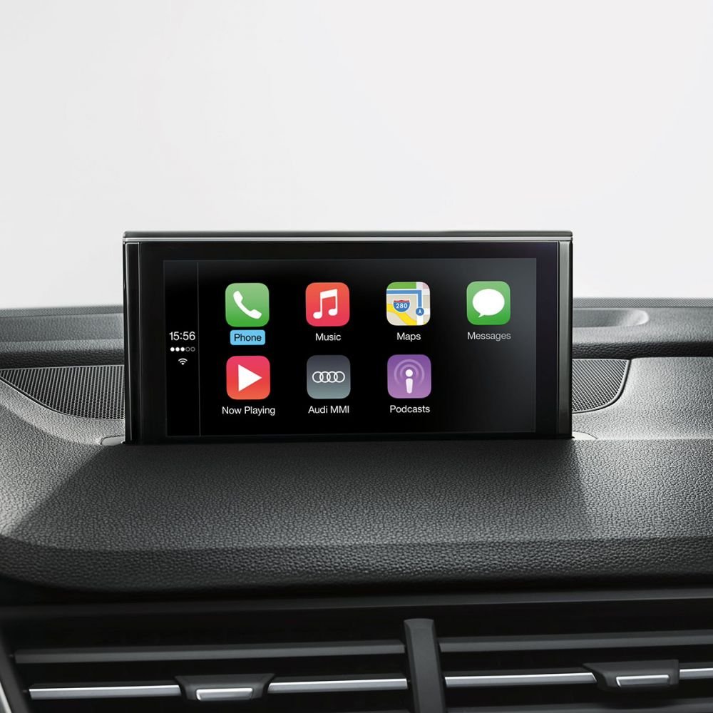 Audi 4M0051472 Nachrüstung Smartphone Interface Display MMI Media (nur für MMI Navigation Plus), Schwarz von Audi