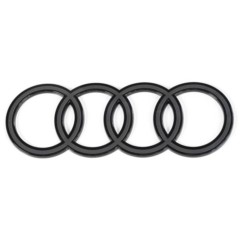 Audi 4M8853742C716 Ringe Logo Emblem, schwarz/anthrazit von Audi