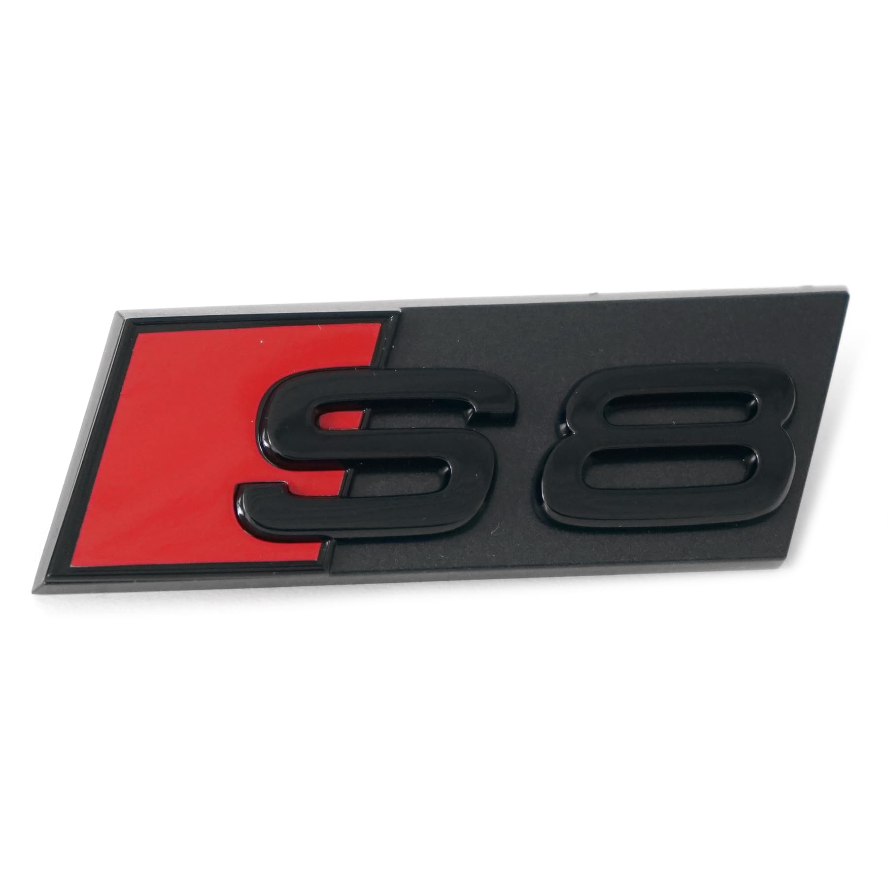 Audi 4N0853736BT94 Schriftzug S8 Emblem Logo Kühlergrill, schwarz/rot von Audi