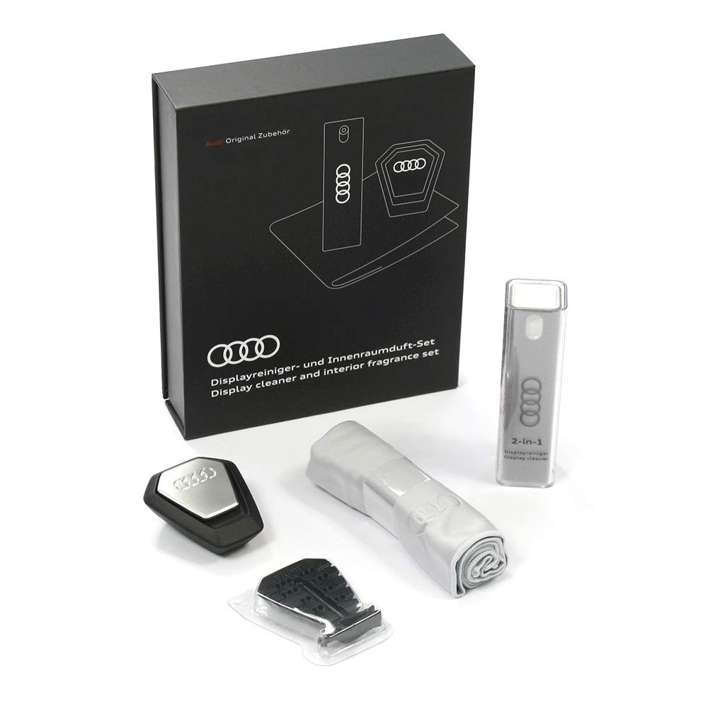 Audi 80A057800 Pflegeset Displayreiniger Duftspender Reinigungstuch von Audi