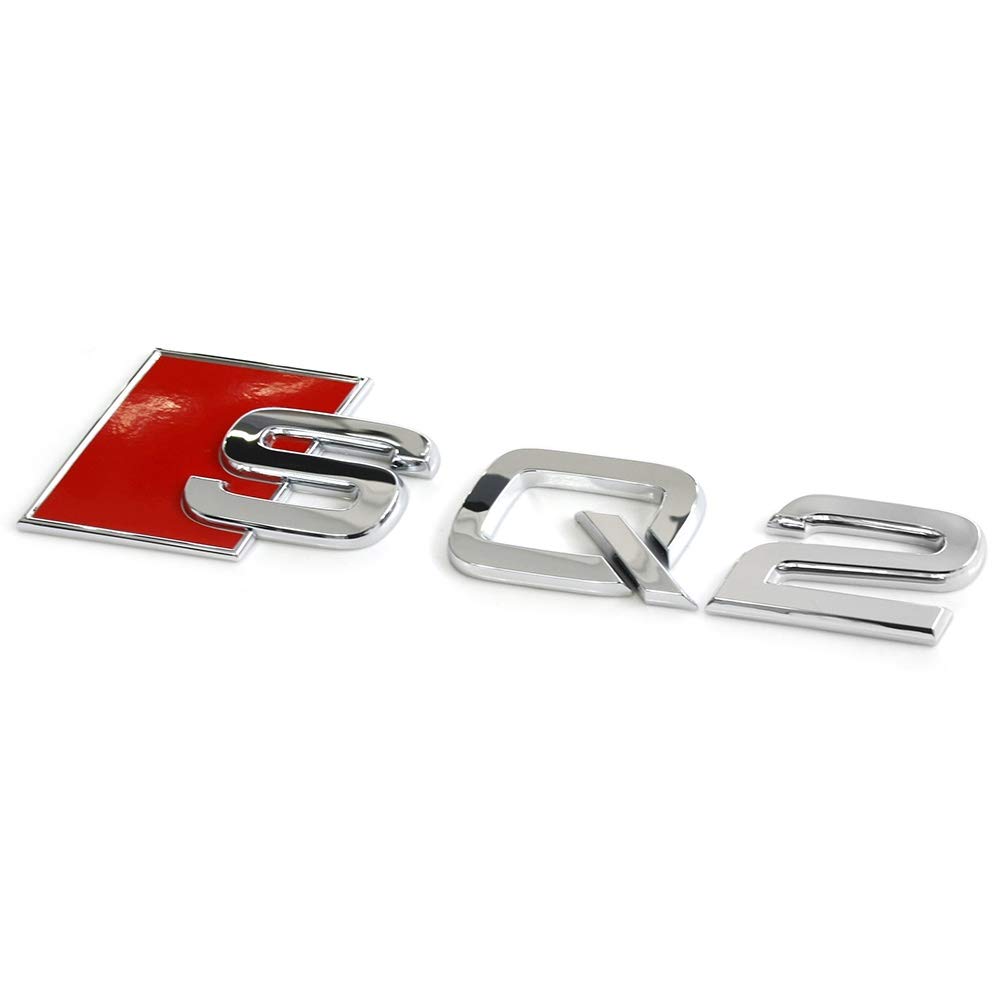 Audi 81A853741C2ZZ Schriftzug SQ2 Heckklappe Emblem Logo Aufkleber chrom von Audi