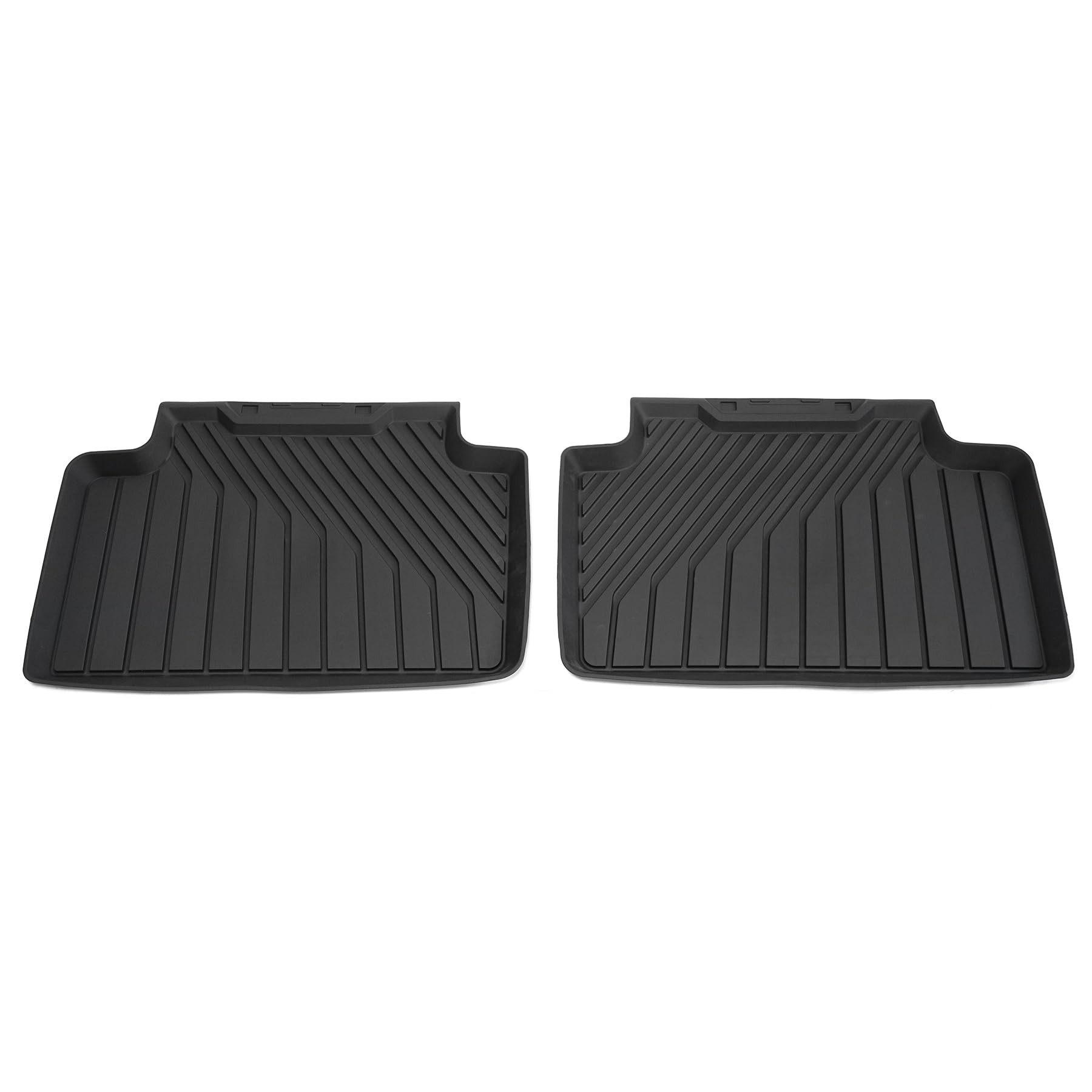 Audi 85H061511041 Fußmatten Premium Allwetterfußmatten 2X Gummimatten hinten, schwarz von Audi