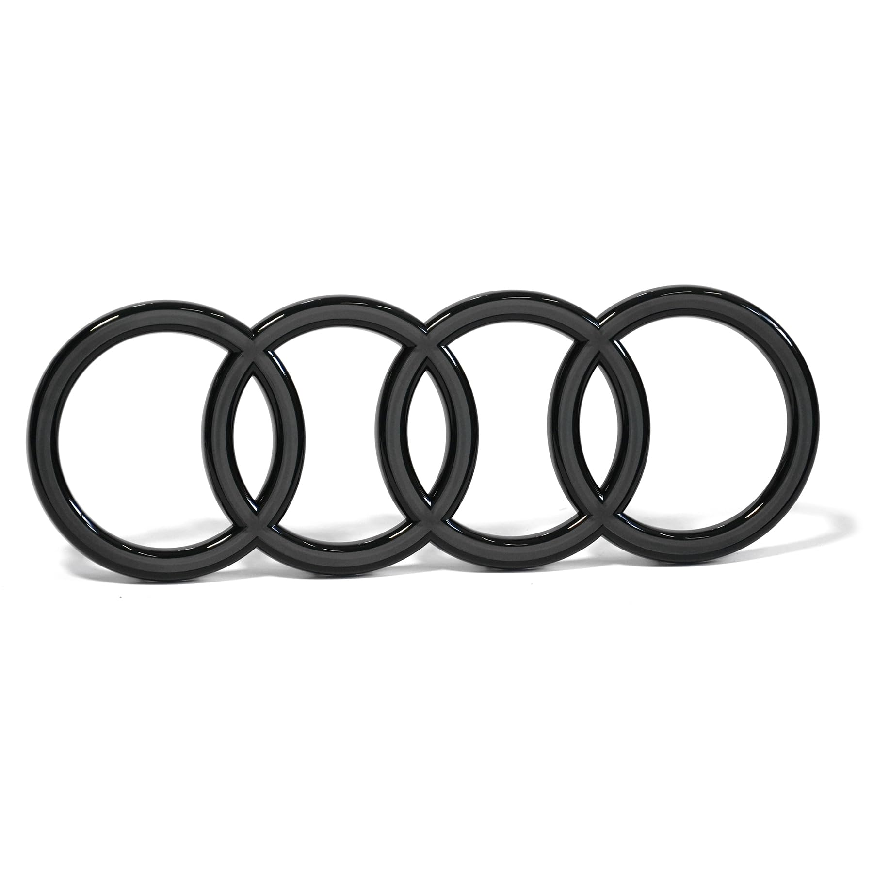 Audi 8B5071801716 Ringe dunkel Kühlergrill Emblem Logo, grau *** nur für Facelift *** von Audi