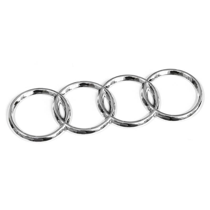 Audi 8D98537422ZZ Ringe Heckklappe Emblem Logo, Chrom von Audi