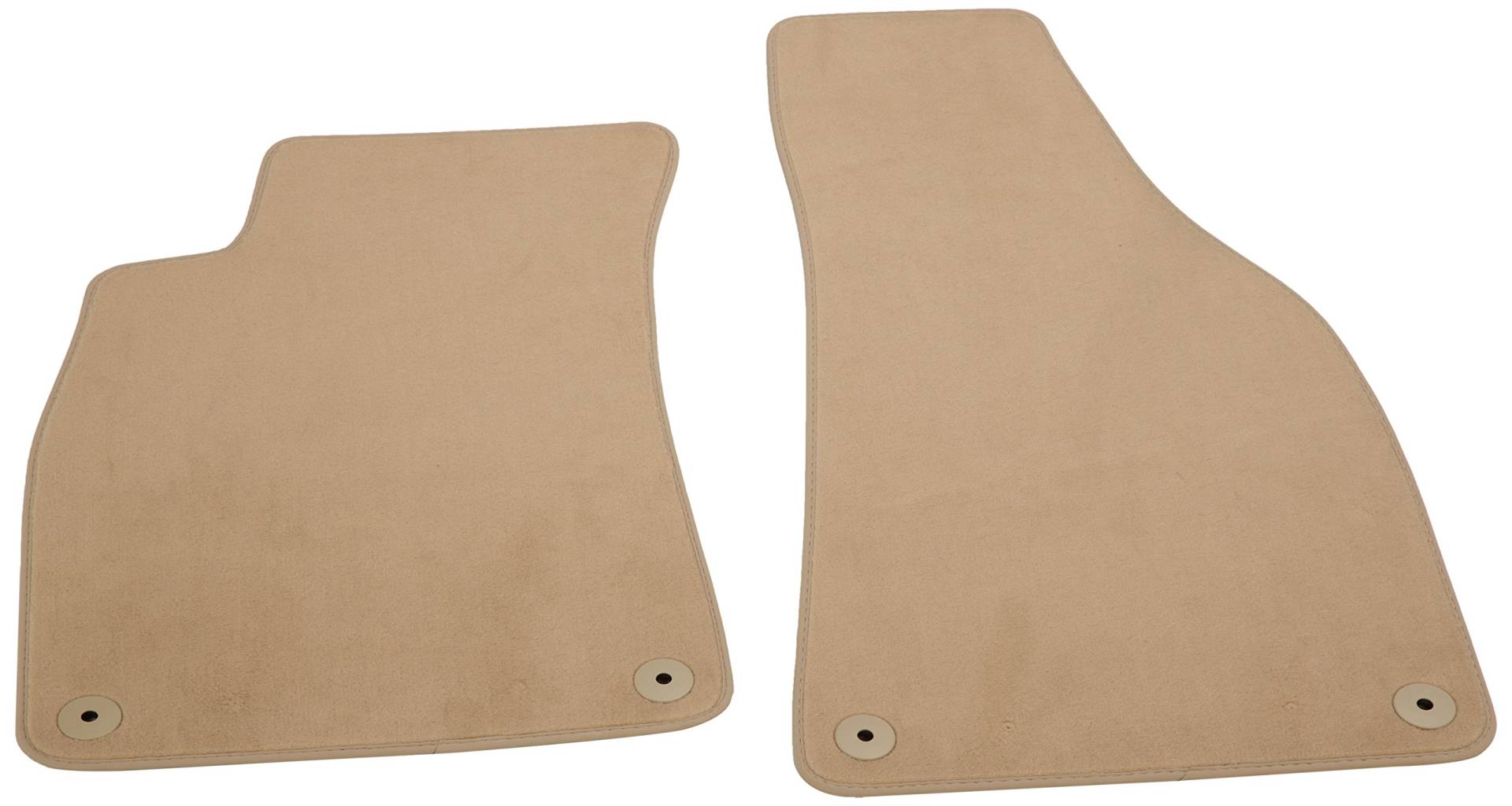 Audi 8E1 061 225 E 92J Textil-Fußmatten Vorne, Twist (Hellbeige) von Audi