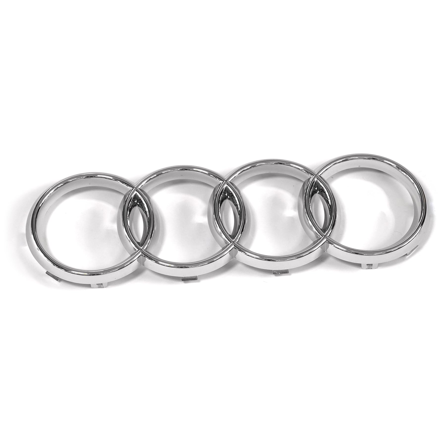 Audi 8L08536052ZZ Ringe Emblem Zeichen Kühlergrill Chrom, Silber von Audi