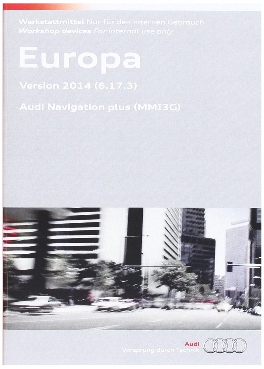 Audi 8R0051884E DVD-ROM Europa/Russland für MMI Navigationsystem Plus mit Festplatte Version 2008 von Audi