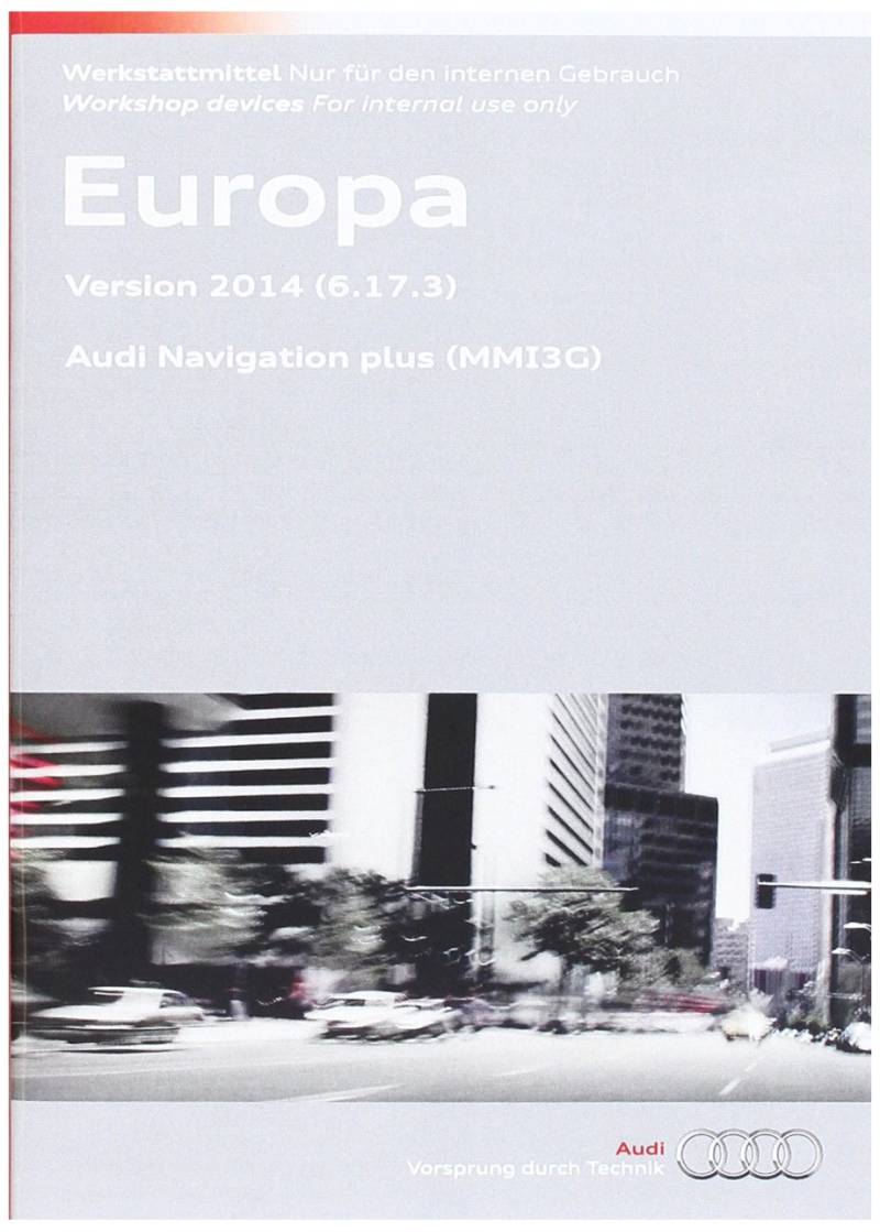 Audi 8R0051884E DVD-Rom Europa/Russland für MMI Navigationsystem Plus mit Festplatte von Audi