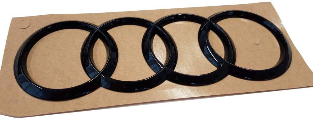 Audi 8V7071802 Ringe Emblem Logo schwarz Tuning Exclusive Black Edition, für Q3 (Typ F3) Sportback von Audi