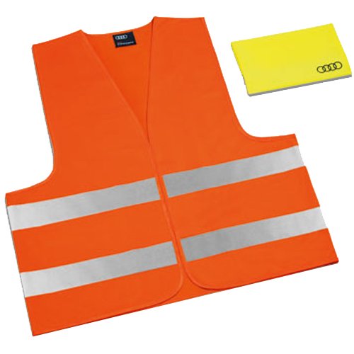 Audi 8X0093056C Warnwesten-Set für Erwachsene, Orange von Audi