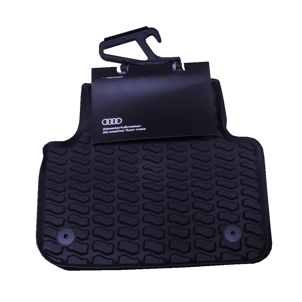 Audi 4M1061512041 Allwetterfußmatten Premium Gummi Fußmatten Hinten, schwarz von Audi