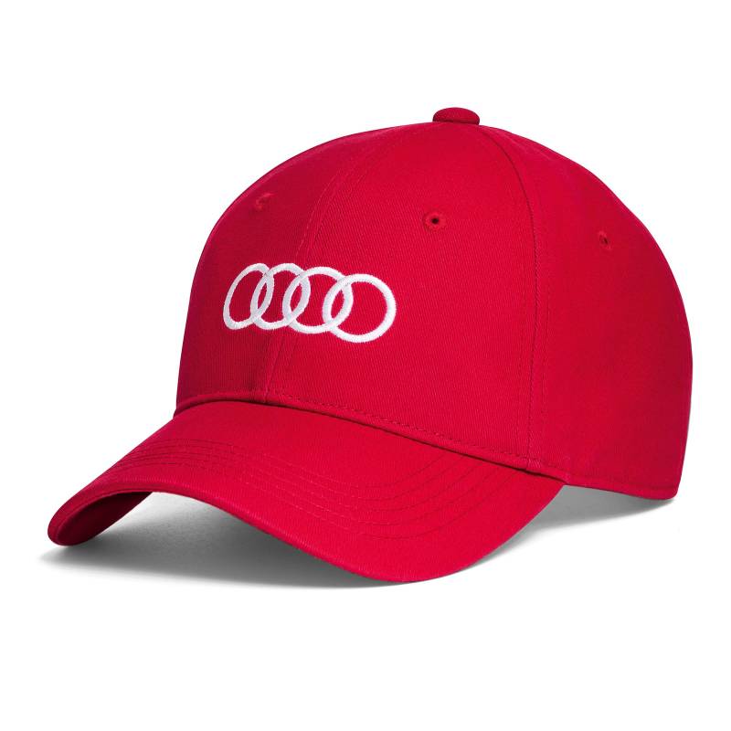 Audi collection Unisex 3131701010 Audi Ringe Cap, Rot, Einheitsgröße von Audi collection