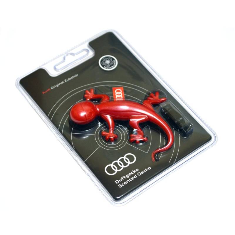 Audi Original Duftspender Duftgecko rot 000087009B blumiger Duft von Audi