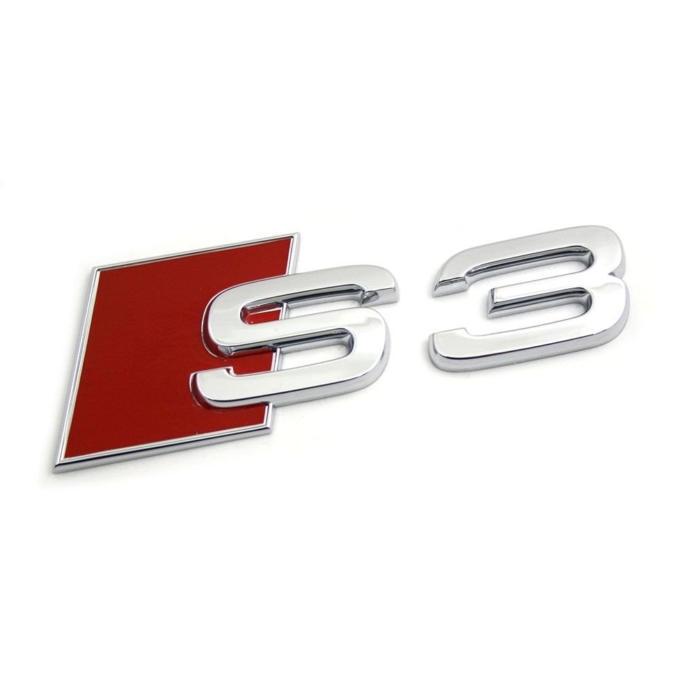 Audi Original S3 Schriftzug Heck Emblem Zeichen Exterieur Logo Chrom von Audi