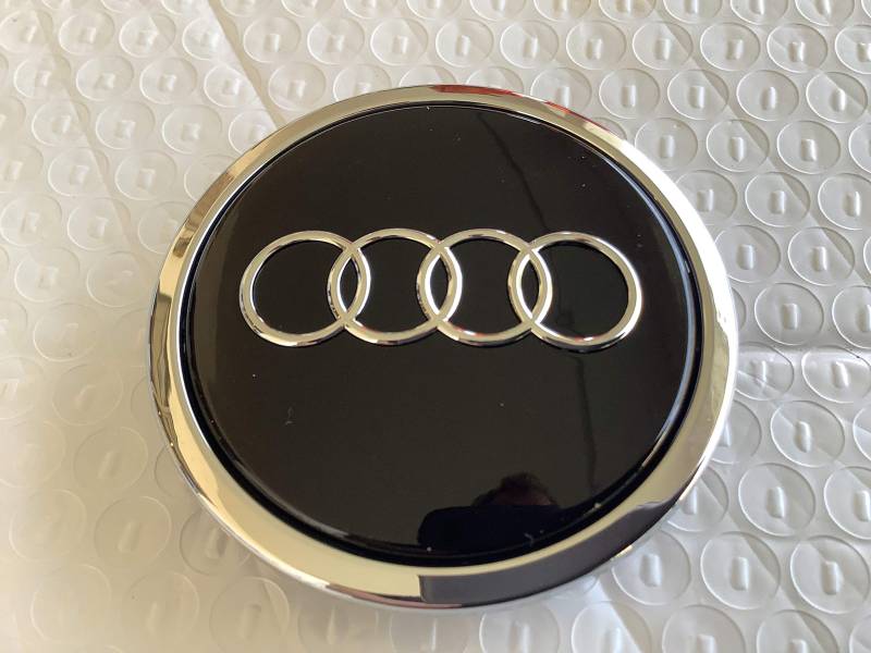 Original Felgendeckel Raddeckel Glossy schwarz AUDI TT RS A3 S3 R8 2007-2015 von Audi