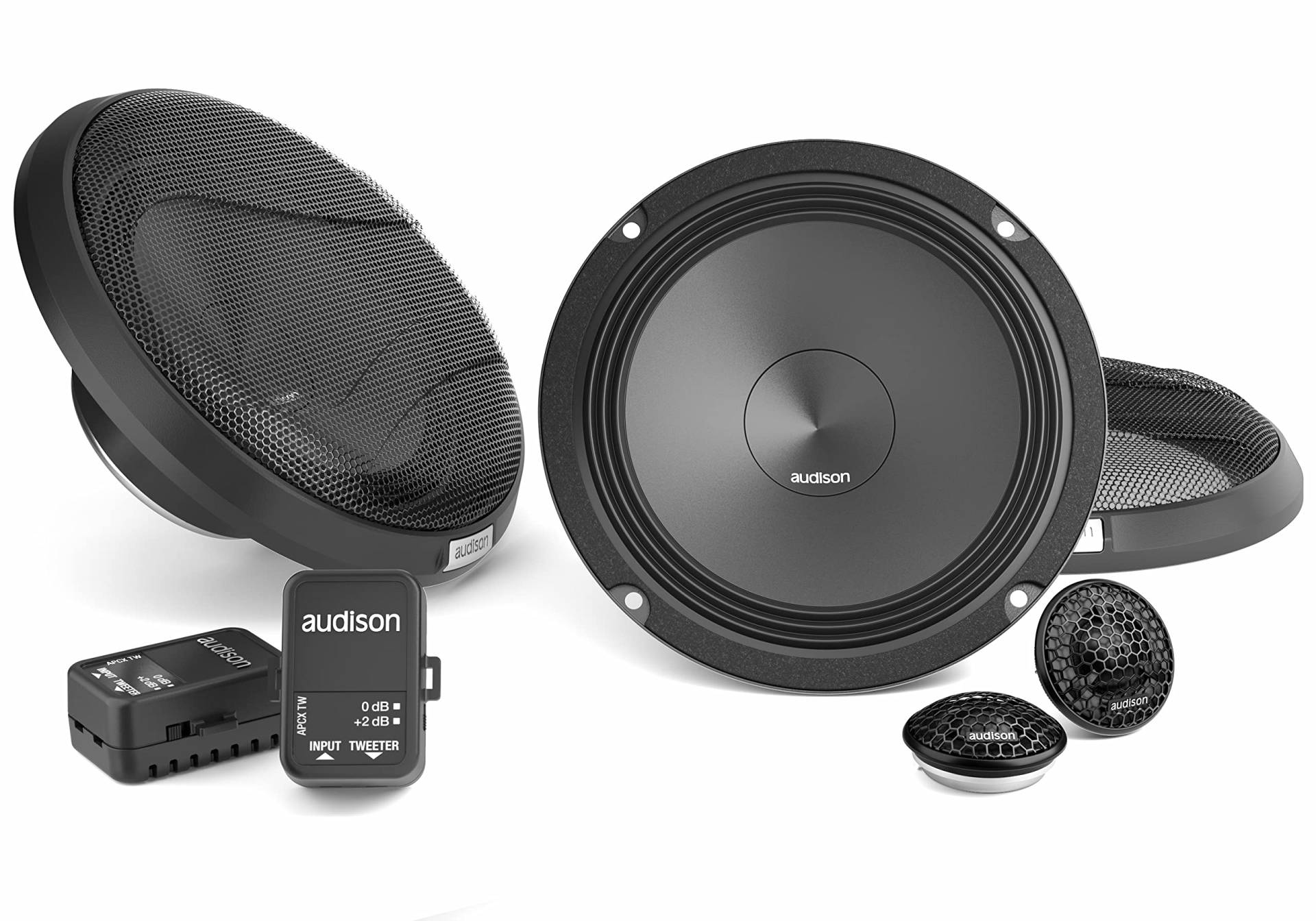 Audison APK 165 Autolautsprecher, 2 Ohm, zwei-Wege, 165 mm, Set von Audison