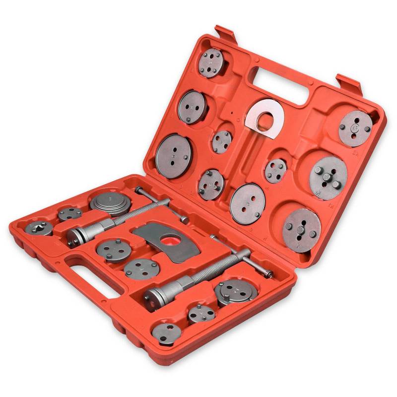 Aufun 23 PCS Universal Instandsetzung Werkzeug Tool Kit Kolbenrücksteller Bremskolben Werkzeug Bremsen Satz von AufuN