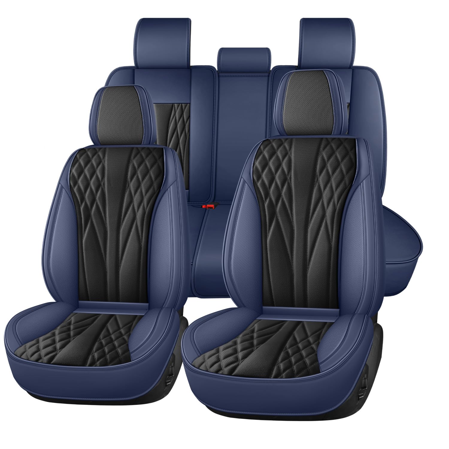 AugGug Autositzbezüge Universal passend für ALPINA B7/B11/B12 (7er-Reihe) F01/F02 Kissenschutz-Set von AugGug