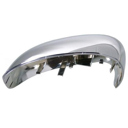 Wing Mirror Cover Left Chrome Fiat 500 2007 Onwards OE 735459555 von Augustin Group