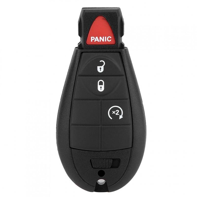 Akozon Keyless Entry Fernstartsteuerung Schlüsselanhänger Ersatz 4-Tasten-Autoschlüsselanhänger Steuersender 433Hz für Do-dge R-am 1500 2500 3500 4500 von Aukson