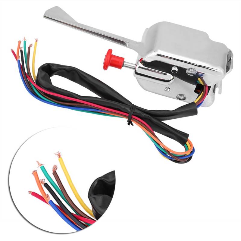 12V Universal Street Hot Rod Blinkerschalter Blinker Verchromt für von Aumotop