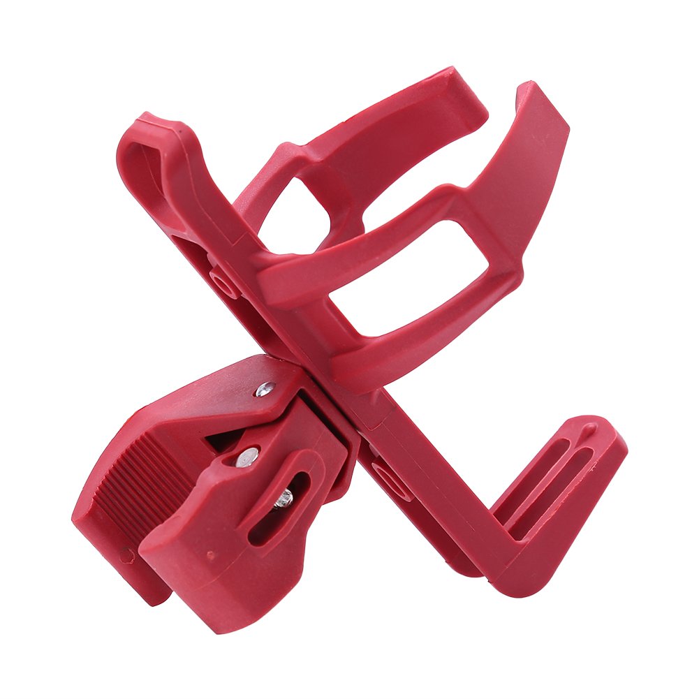 3 Farben Outdoor Mountainbike Radfahren Wasserflasche Cup Rack Halter Käfig für Rennrad Mountainbikes (Rot) von Aumotop