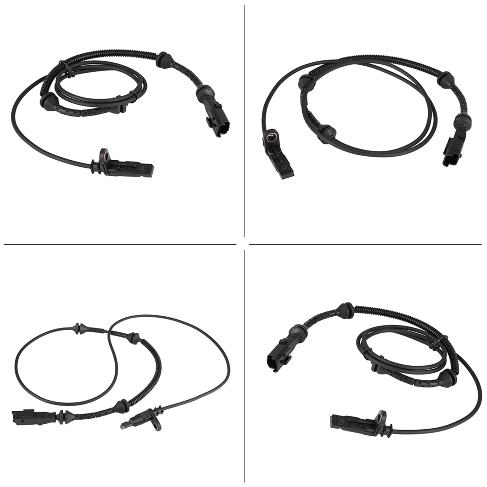 ABS-Raddrehzahlsensor Vorne Auto 407 407SW C6 4545G6 4545A9 Schwarzer Kunststoff 130 Cm von Aumotop