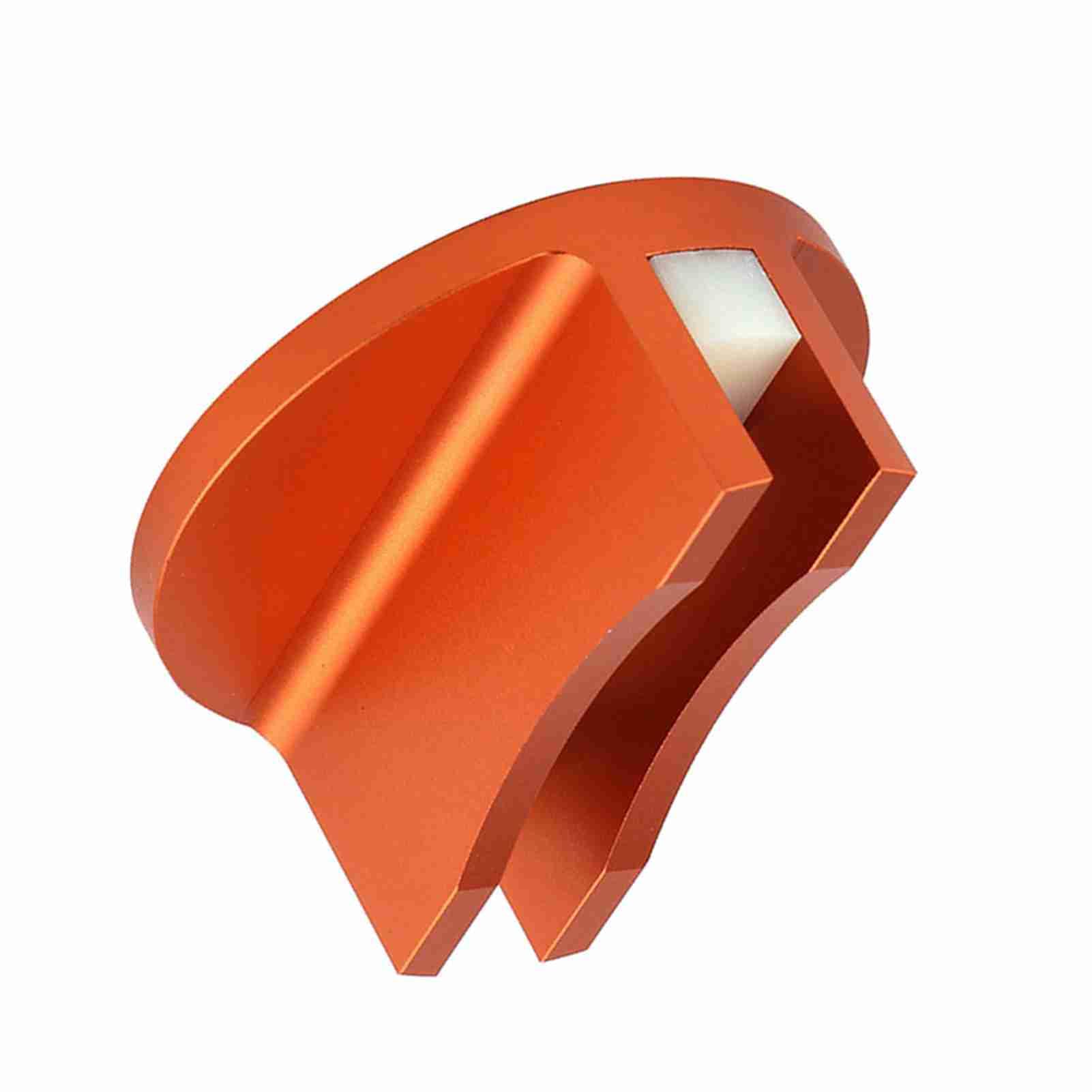 Aluminium-gerillter Magnetischer Wagenheber-Pad-Wagenschienenadapter in Orange für Stabiles Heben von Autos von Aumotop