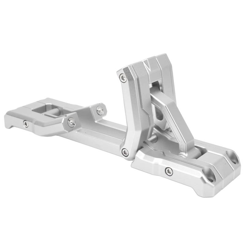 Aluminiumlegierung Türscharnier Schritt Fußpedal für JK JKU JL JLU 2007-2021 Klettergepäck Dach Angelruten (Silber) von Aumotop