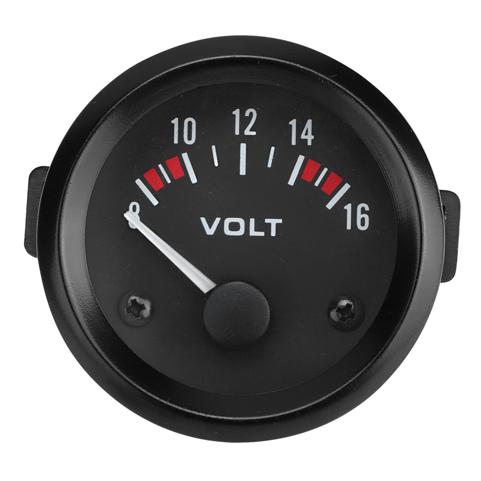 Auto Universal 12 V Voltmeter 52 Mm Spannungsmesser 8-16 V BX100007 für die Meisten 12-V-Auto von Aumotop