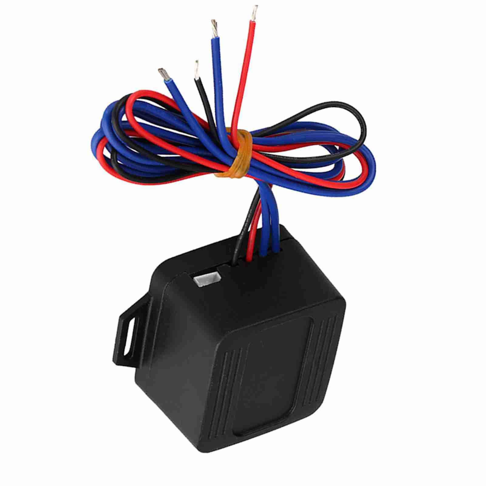 Autofahrzeugmotor Start Taste Schalter Zündstarter mit LED Light Relay Box Universal Design Red Blue Night Time Sichtbarkeit (Blaues Licht) von Aumotop