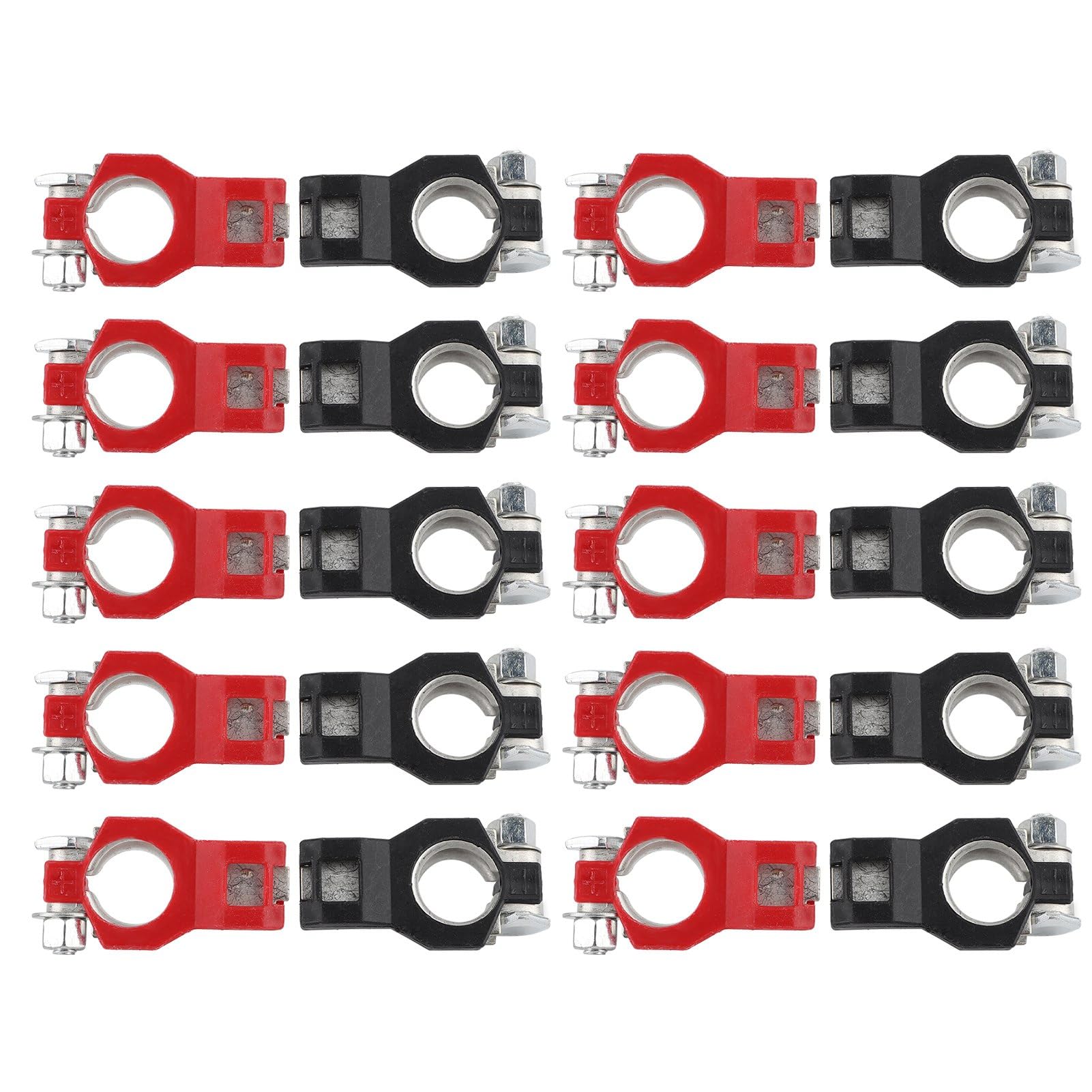 Batteriekabelklemmen-Set, Hohe Leitfähigkeit, Korrosionsbeständig, für -Fahrzeuge von Aumotop