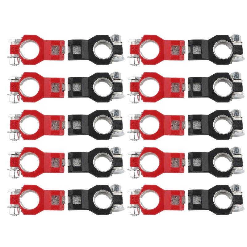 Batteriekabelklemmen-Set, Hohe Leitfähigkeit, Korrosionsbeständig, für -Fahrzeuge von Aumotop